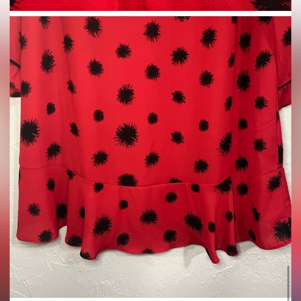 🔘Who What Wear “dandelion dots” shift dress - Picture 6 of 6